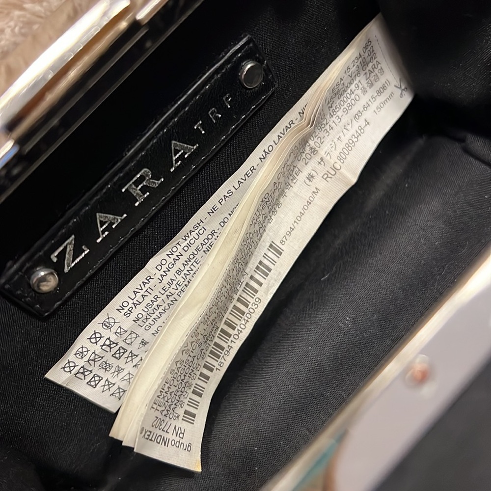 ZARA Badges Miniaudrie Clutch Crossbody - Picture 9 of 13
